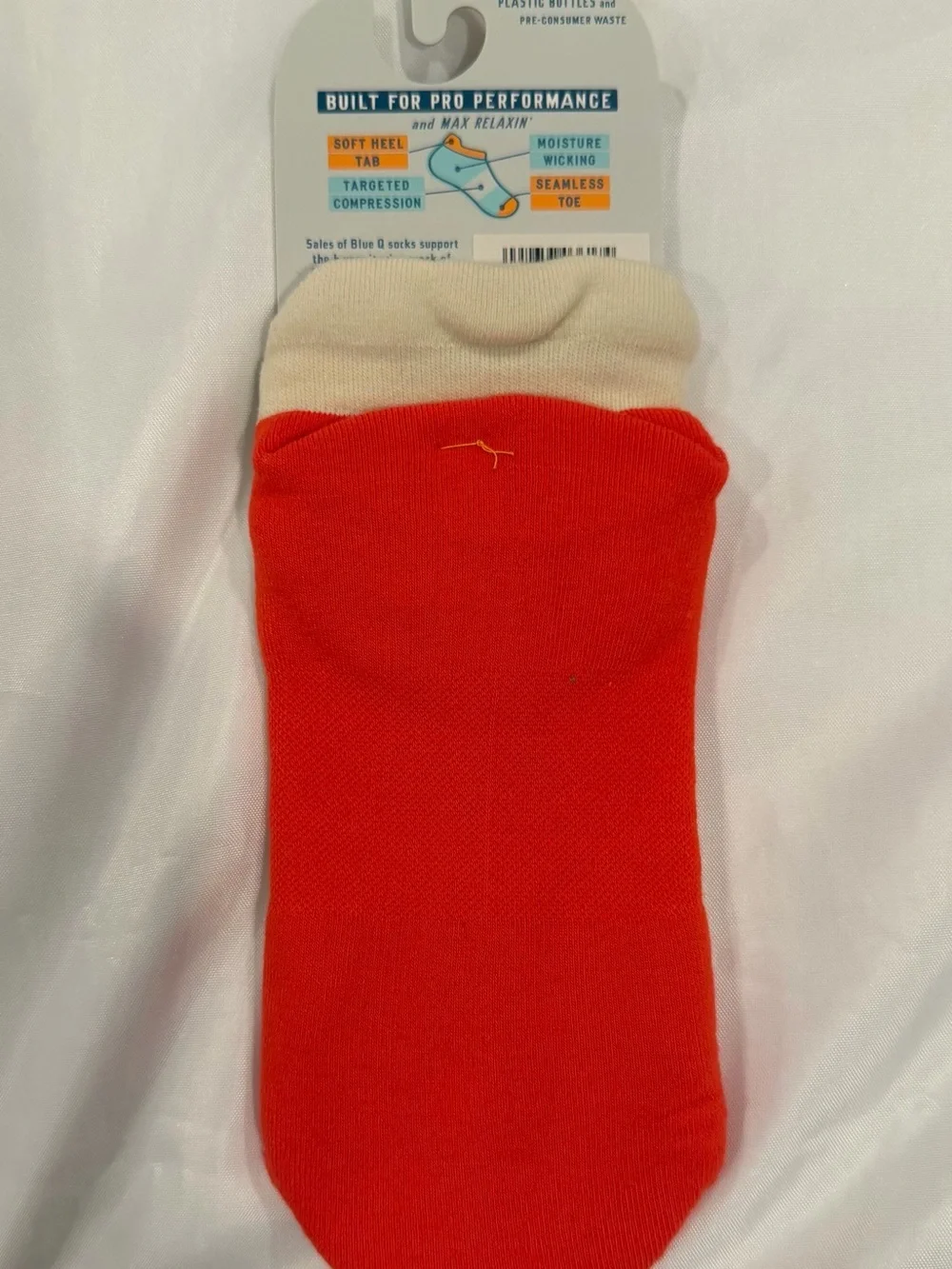 NWT Blue Q Sneaker Socks (Cushioned No-Show Socks)